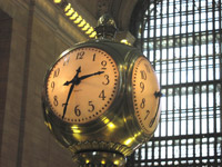 The clock at Grand Central Terminal after restoration